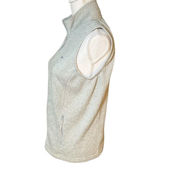 Vineyard Vines Martha’s Vineyard Full Zip Knit Fleece Vest Gray Size Small Fall - Picture 9 of 16